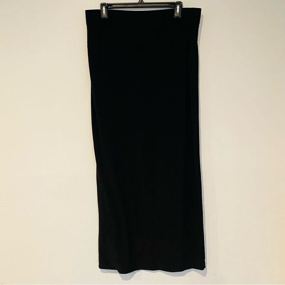 Motherhood Maternity Black Stretch Pull On Maxi Skirt Size Medium - Picture 1 of 6